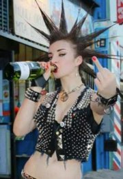 Punk-rock camgirl